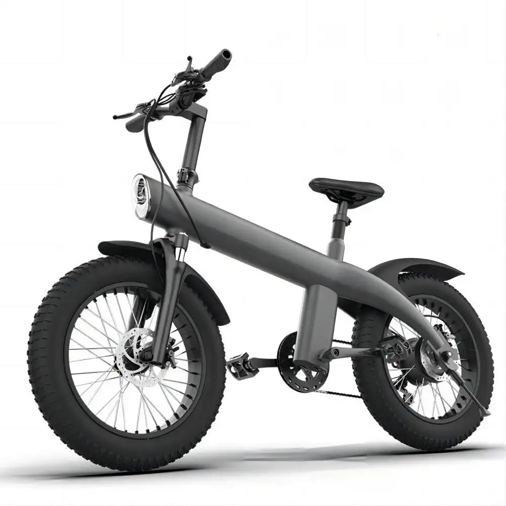 KIXIN Q3 Plus Mountain Electric Bike handlebar close-up