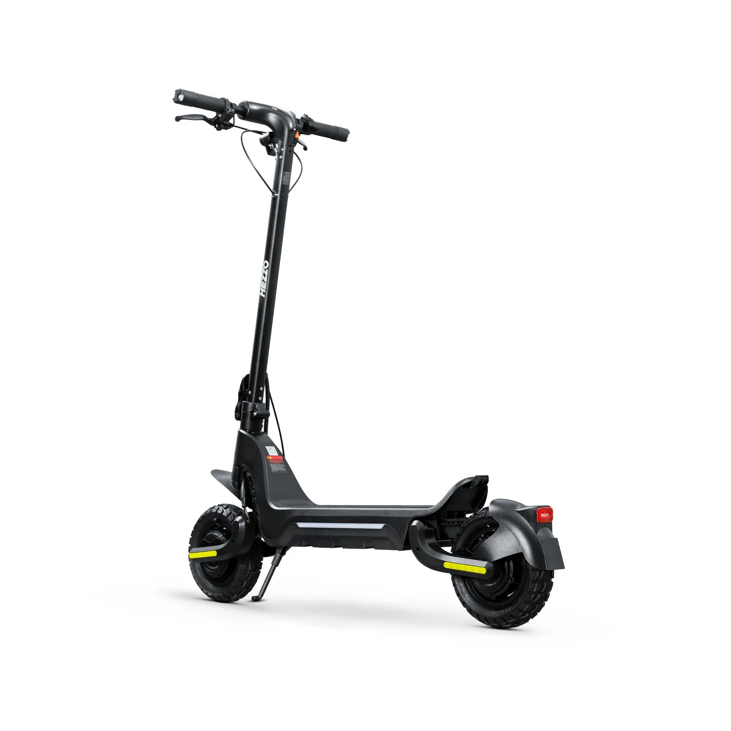 Folded HEZZO F5 Electric Scooter for storage