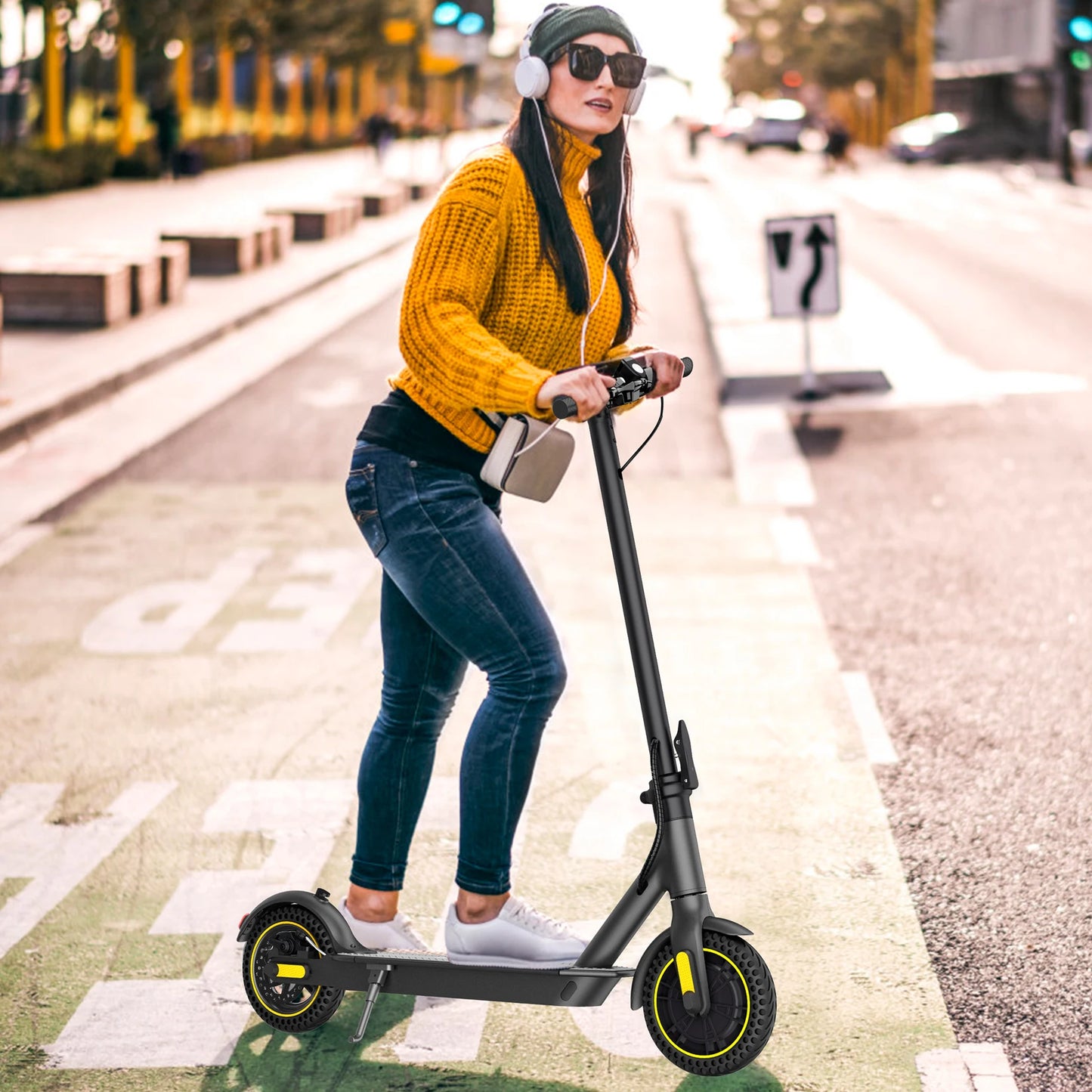 Handlebar and display of adult foldable electric scooter