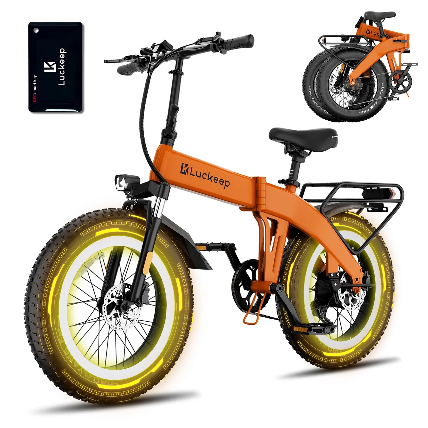Durable gray frame of Luckeep X1 Lite Folding Electric Bike
