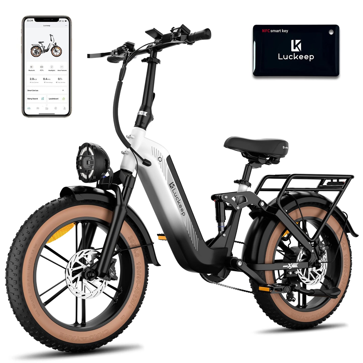 Luckeep X3 Electric Bike for Adults front view