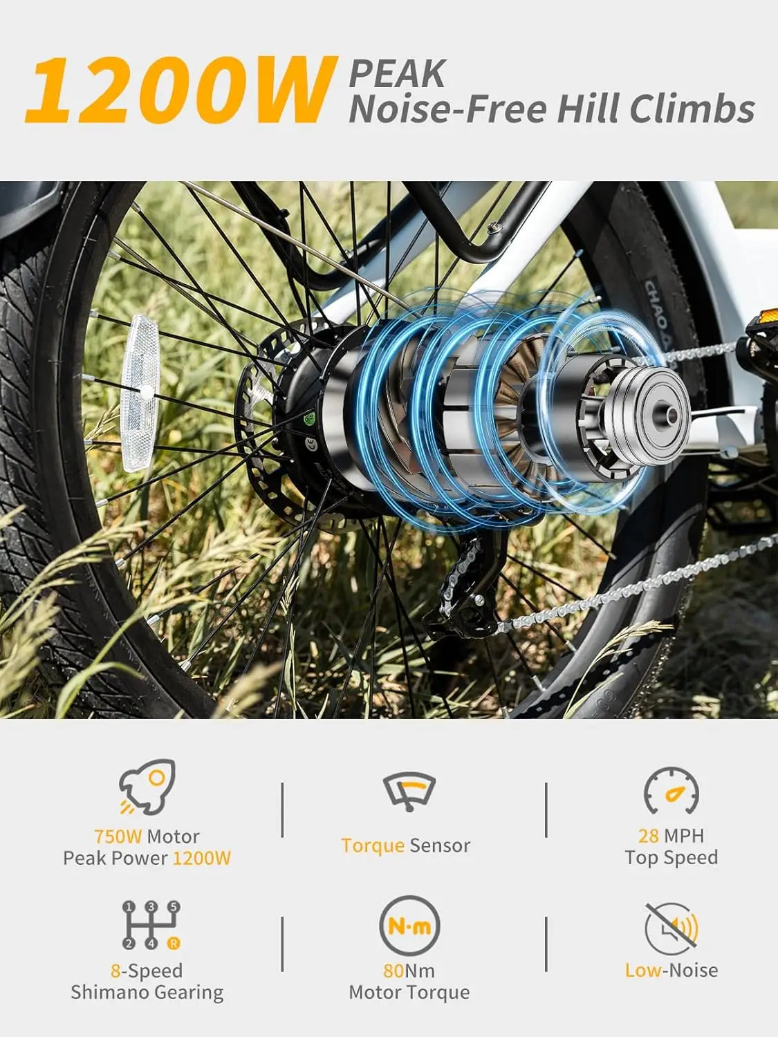 Riding the Luckeep X2 Electric Bike for Adults outdoors