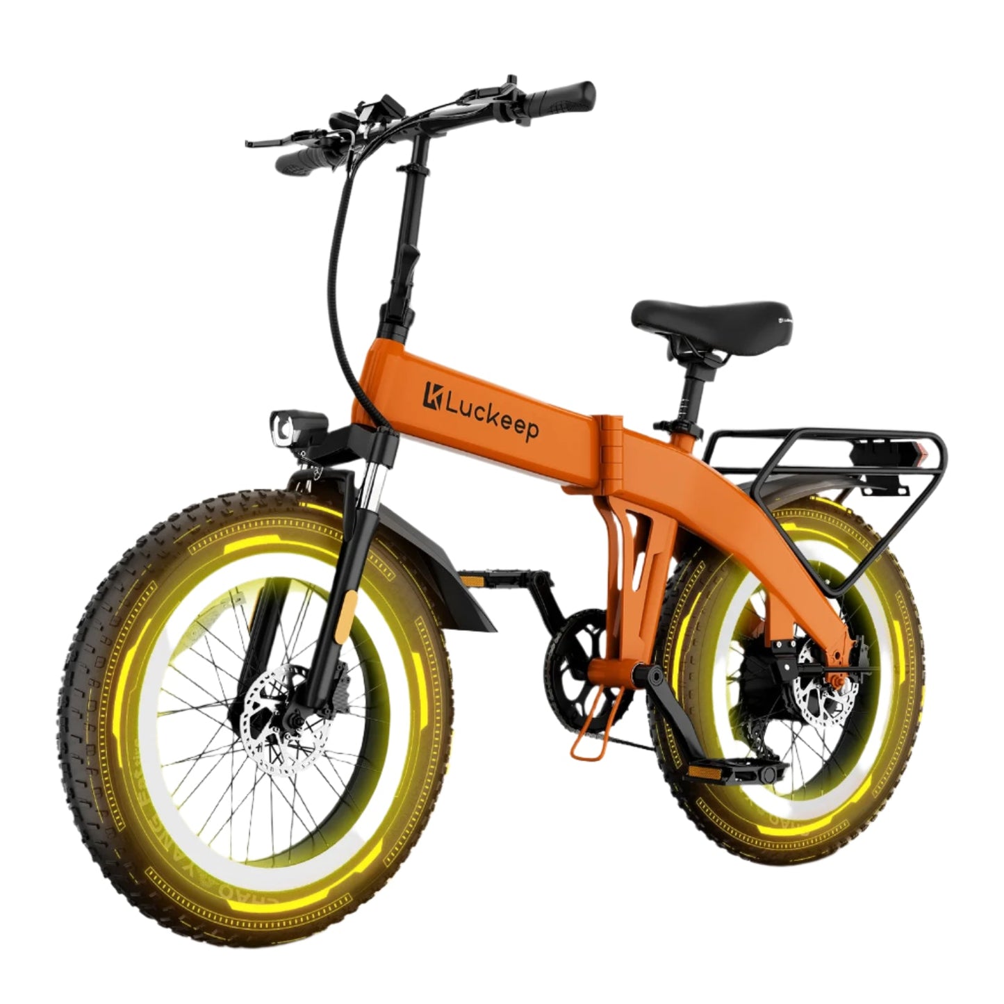 Rear view of Luckeep X3 Electric Bike for Adults