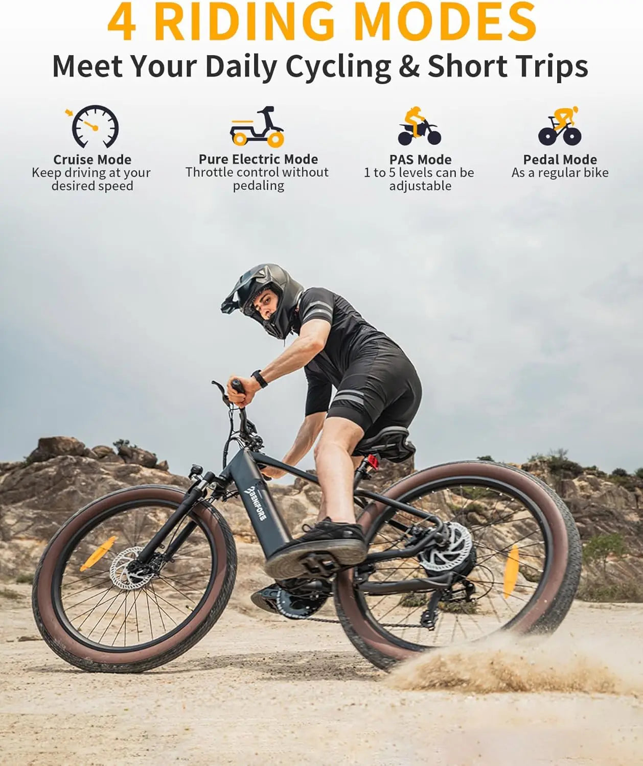 Luckeep C26 Electric Bike side profile