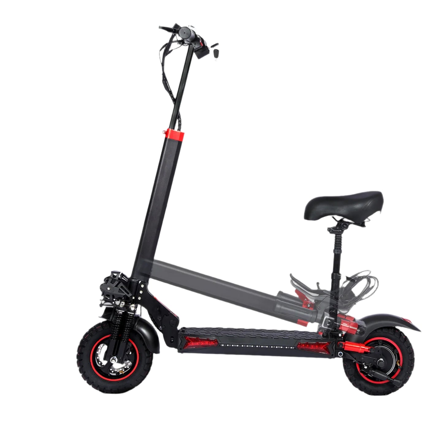 Charging port on 1200W Off-road Electric Scooter with Seat