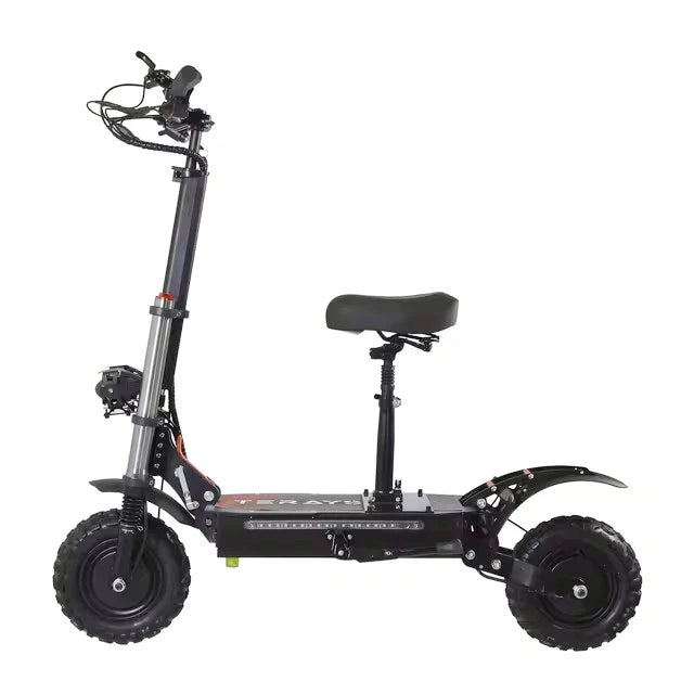 Charging port on 6000W High Power Adult Electric Scooter