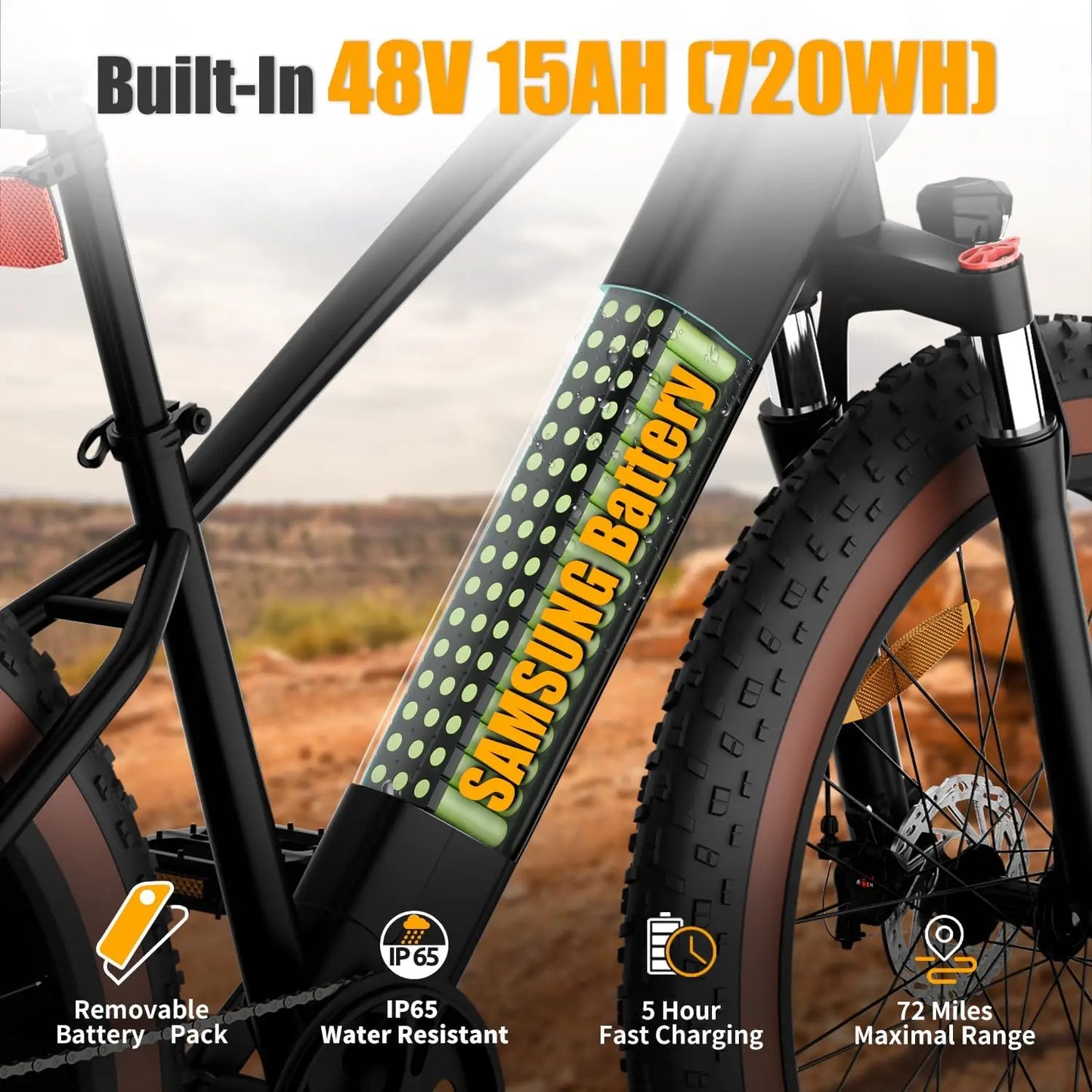 Luckeep C26 Electric Bike off-road performance