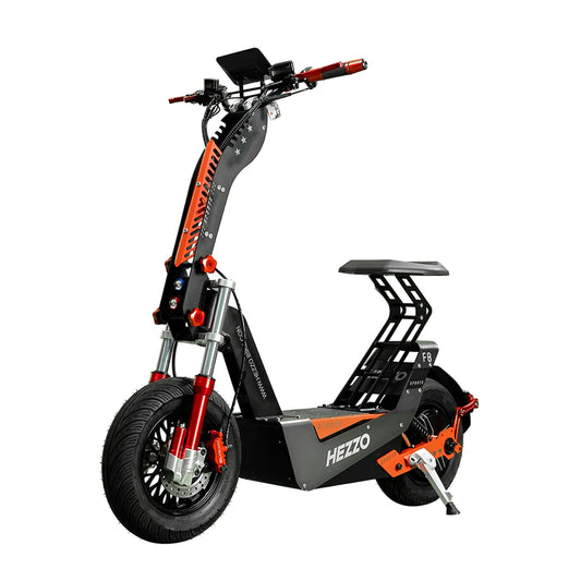 Charging port on HEZZO F8 Foldable Electric Scooter