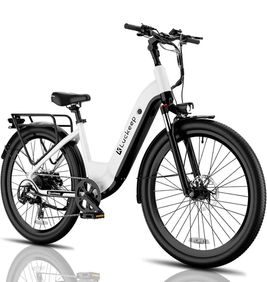 Rear view of Luckeep X2 Electric Bike for Adults