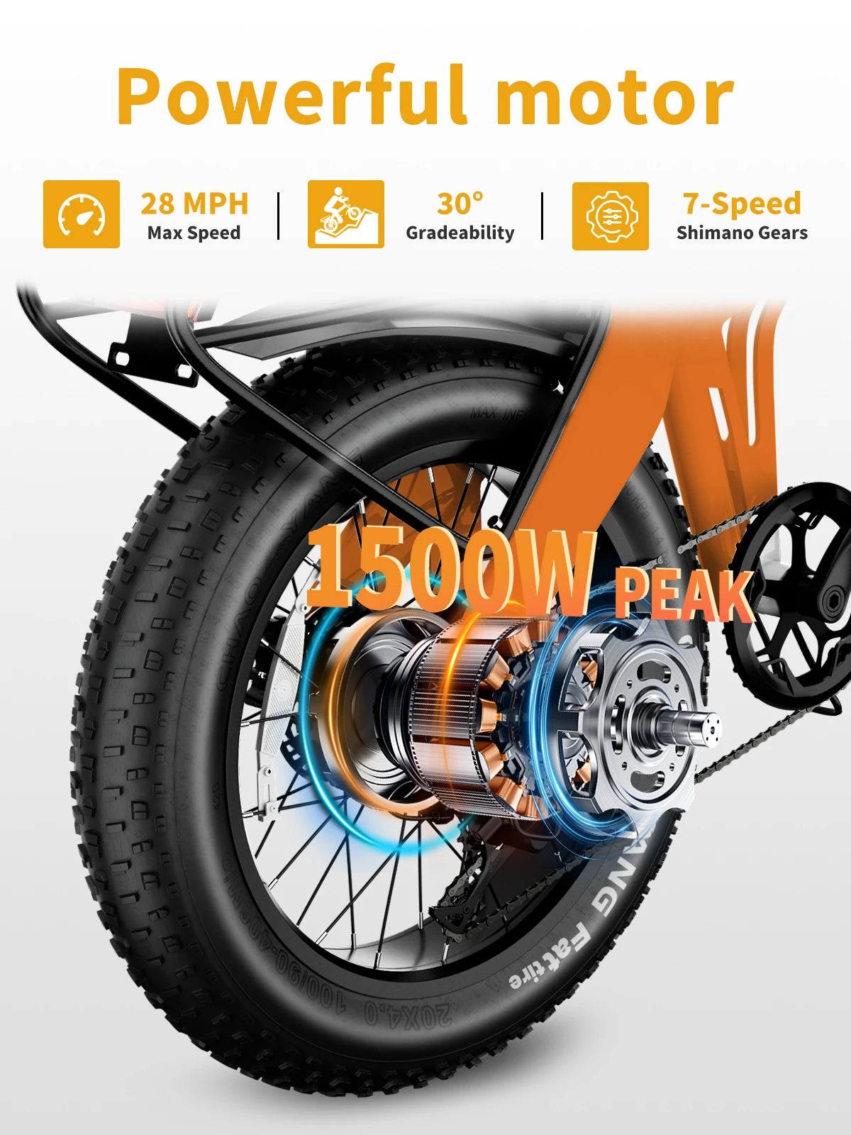 1500W Luckeep X1 Lite Folding Electric Bike on road