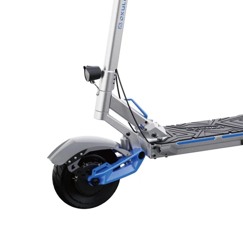 Folded Okuli Adult R8-10 Electric Scooter for storage