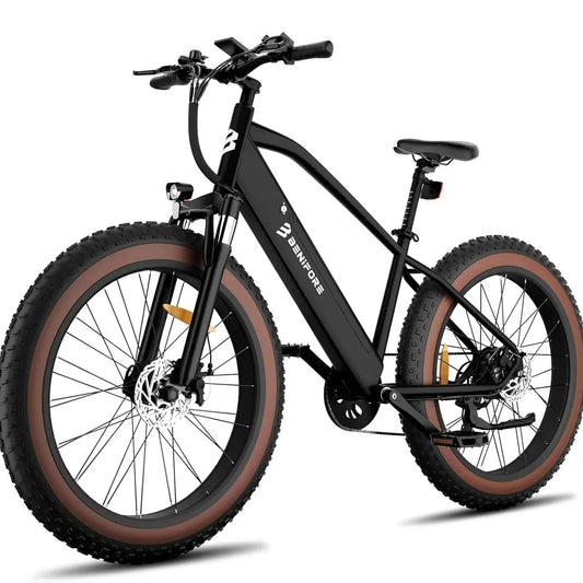 Durable tires on Luckeep C26 Electric Bike