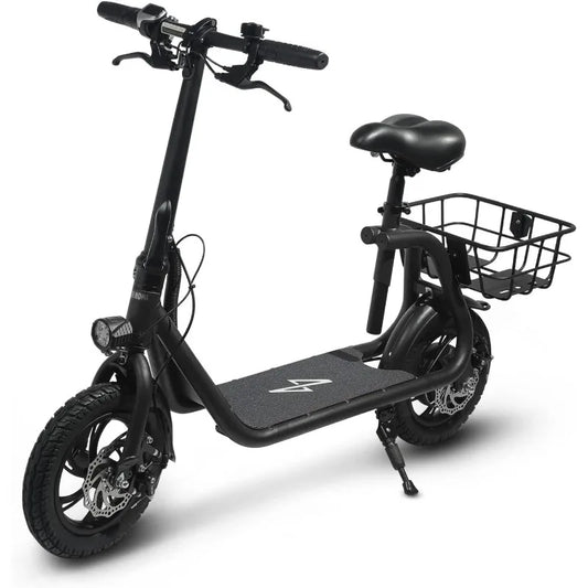 Close-up of wheels on Commuter R1 Electric Scooter for Adults