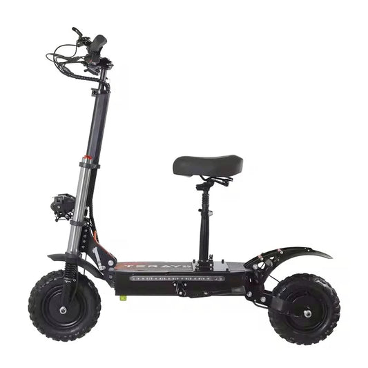 Charging port on 6000W High Power Adult Electric Scooter