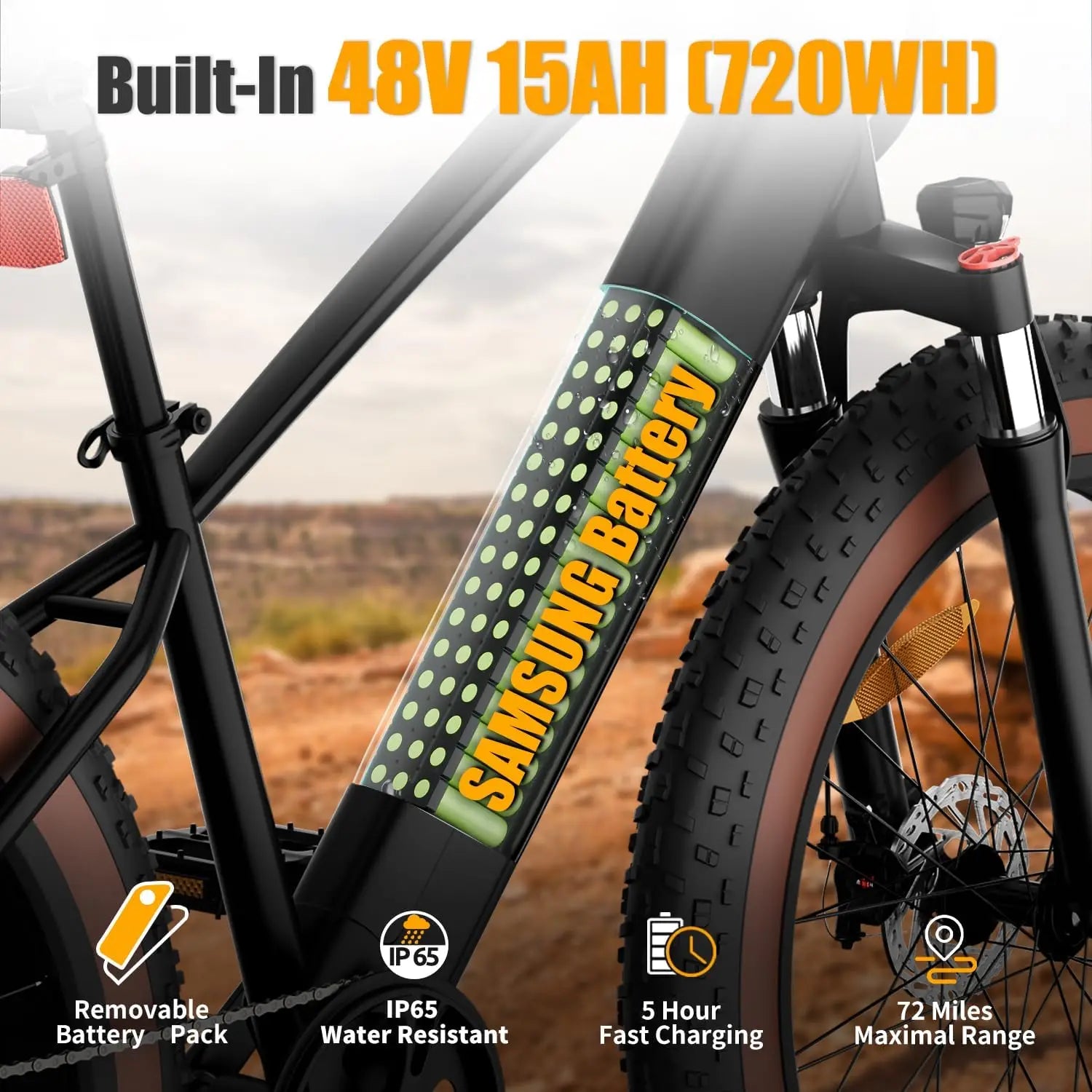 Luckeep C26 Electric Bike off-road performance